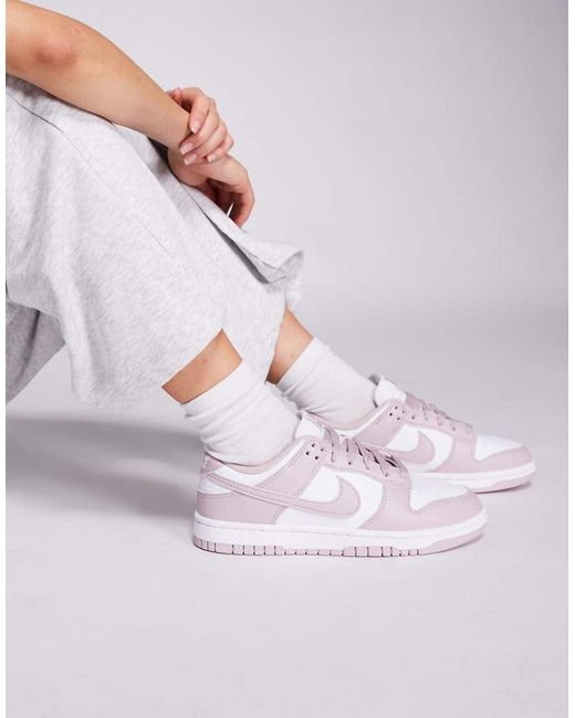 Nike White Dunk Low Trainers