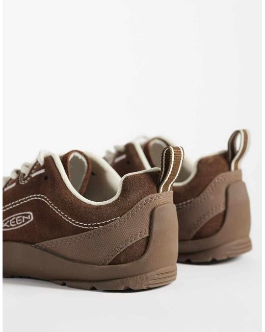 Keen Brown Jasper Brushed Suede Sneakers