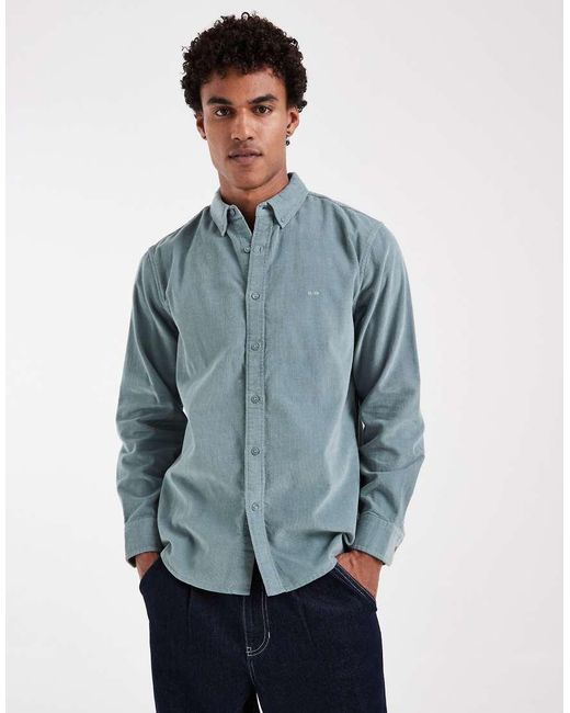 Levi's Authentiek Corduroy Overhemd Met Knoopsluiting in het Blue voor heren