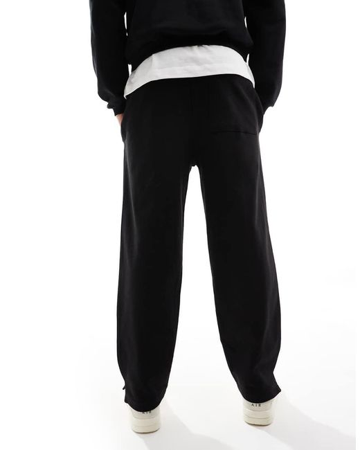 Pull and bear black joggers shop