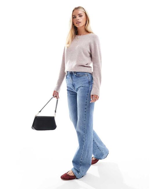 Vero Moda Pink Round Neck Knitted Jumper