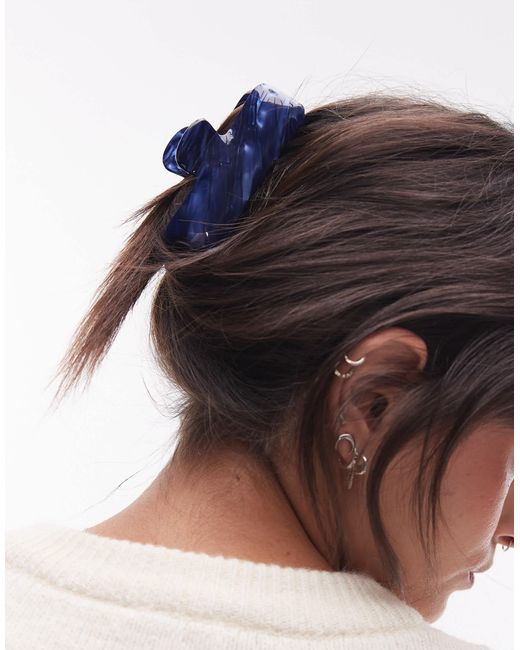 & Other Stories Blue Rectangle Hair Claw Clip