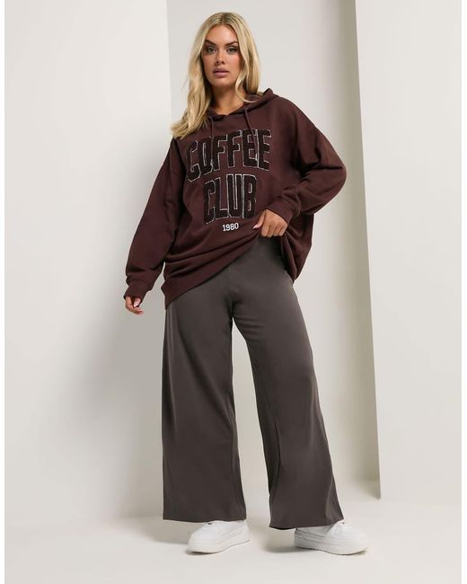 Yours Clothing Black Wide Leg Leggings