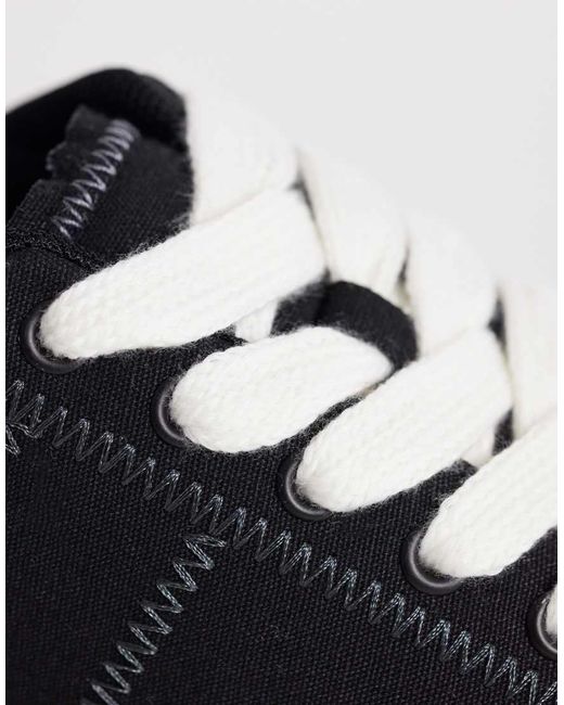 Sneakers Stringate di ASOS in Black da Uomo