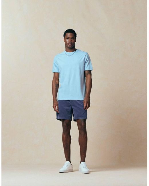 ASOS Blue Essentials Regular Fit T-Shirt for men