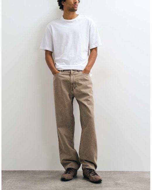 Abercrombie & Fitch Gray Relaxed Fit Jeans for men