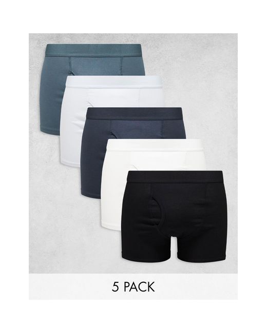 Weekday White 5-pack Boxer Briefs for men