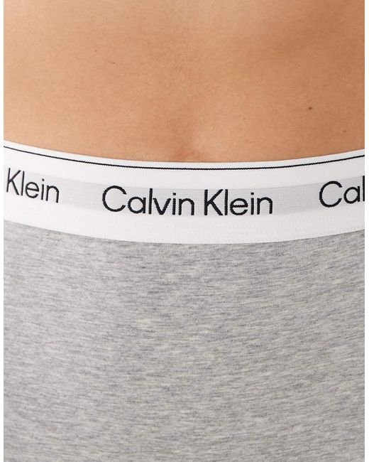 Calvin Klein Gray Shapewear Icon Cotton Modal Thong