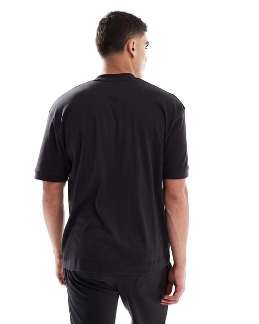 Brave Soul Black Cotton-blend T-shirt And Shorts Set