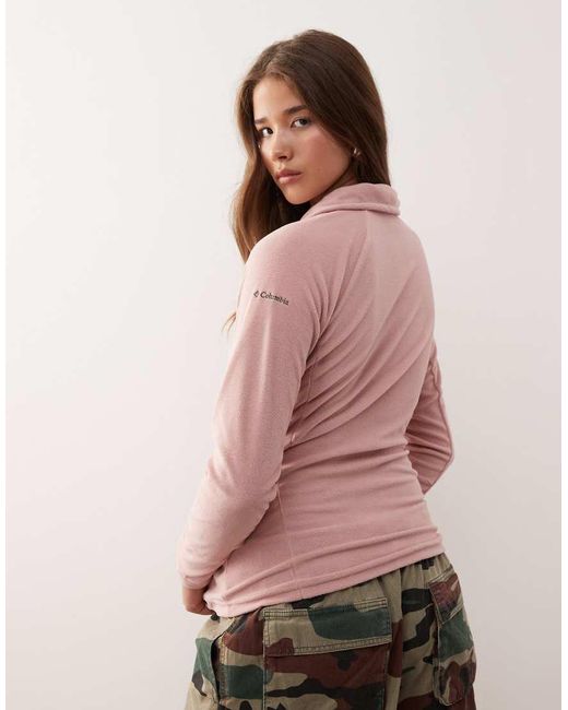 Columbia Pink Glacial Iv 1/2 Zip Fleece