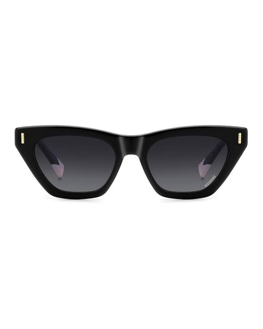Missoni Sunglasses Black Bold Cat Eye Sunglasses With Dark Shaded Lenses