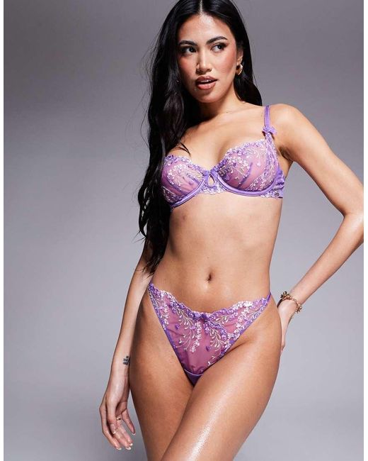 Boux Avenue Multicolor Floral Tanga Thong