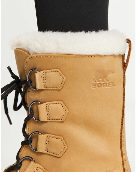 Sorel Black Caribou Apres Snow Boots