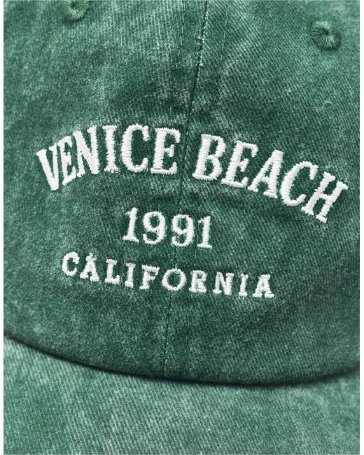 Casquette brodée venice beach e Pull&Bear en coloris Blue