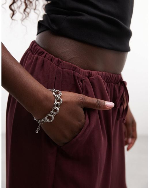 ASOS Purple Pull On Balloon Pants