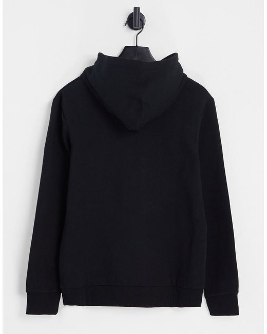 Jack & Jones Black Essentials Logo Hoodie for men