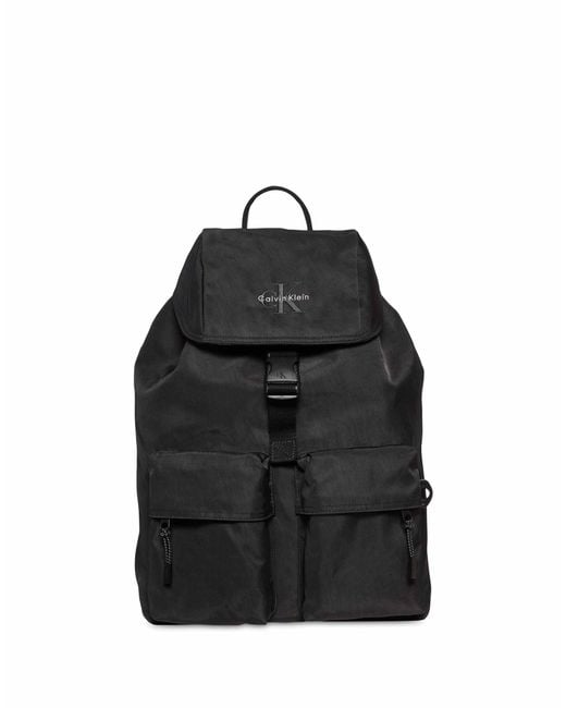 Calvin Klein – nylon-rucksack in Black für Herren