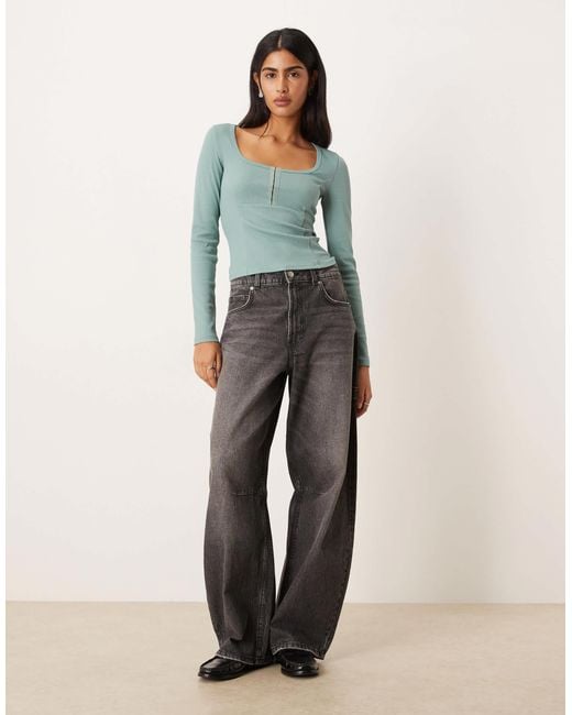 ASOS Green – langärmliges oberteil