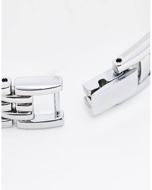Sekonda Metallic Monica 20Mm Analogue Watch With Alloy Rectangular Case, Alloy Bracelet And Dial
