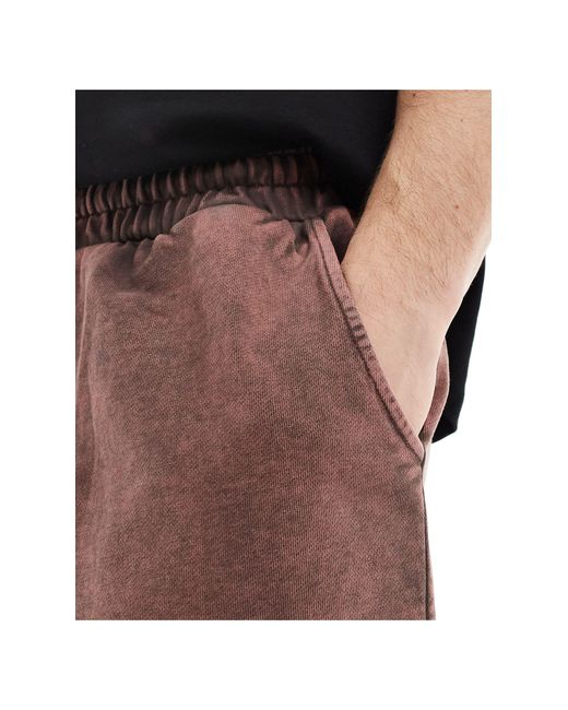 Pantaloncini della tuta di ASOS 4505 in Brown da Uomo