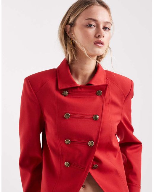 ASOS Gekrompen Jack in het Red