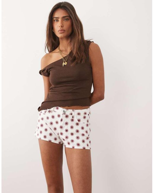 Mango Pink Teen Cotton Rich Denim Short