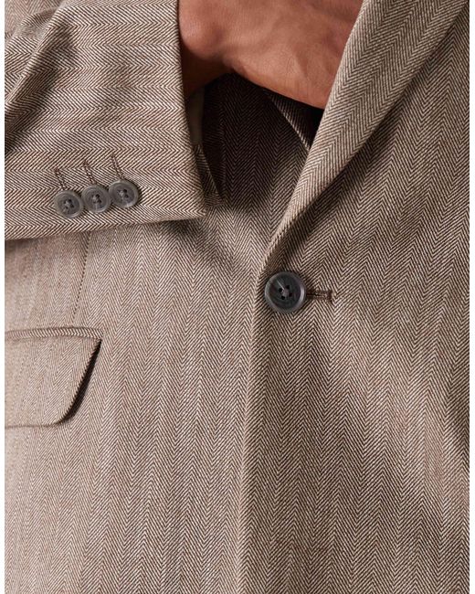 ASOS – anzugjacke in Natural für Herren