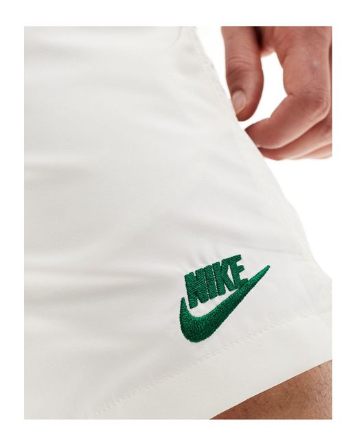 Club vignette - short tissé - crème Nike pour homme en coloris Green