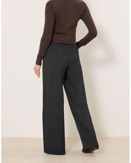 Long Tall Sally Black Formal Wide Leg Trousers