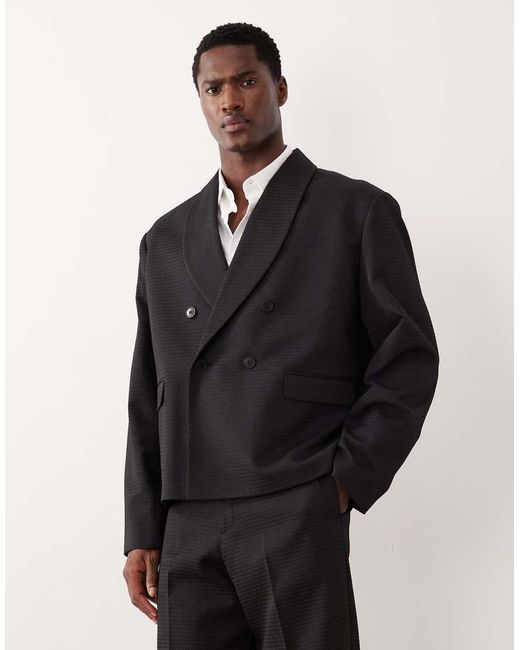ASOS Black Boxy Suit Jacket for men