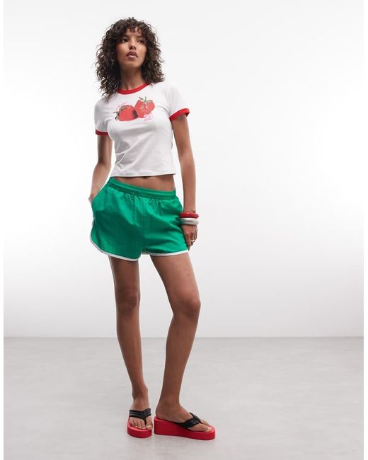 Nike White Graphic Baby Tee