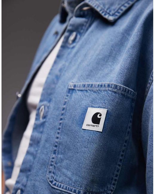 Carhartt Blue Lovilia Denim Shirt