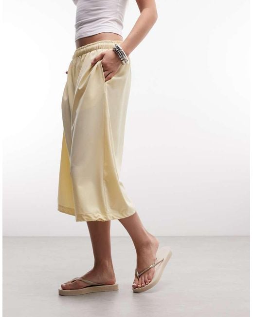 Collusion Natural 3/4 Nylon Capri