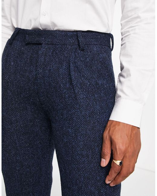 Tweed suit pants top