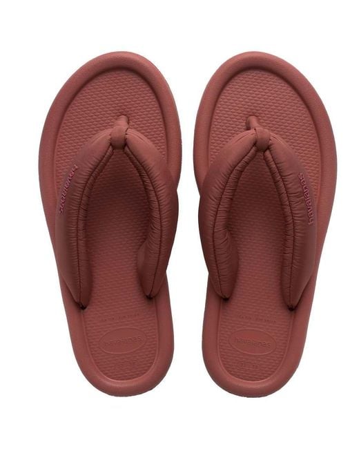 Havaianas Blue Maxi-Puff Boho Flip Flops