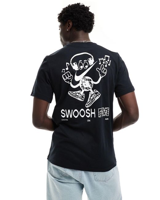 【Nike】Swoosh FM graphic backprint t-shirt（送料込み） Nike Swoosh Fm Graphic Backprint T-shirt in Blue for Men | Lyst
