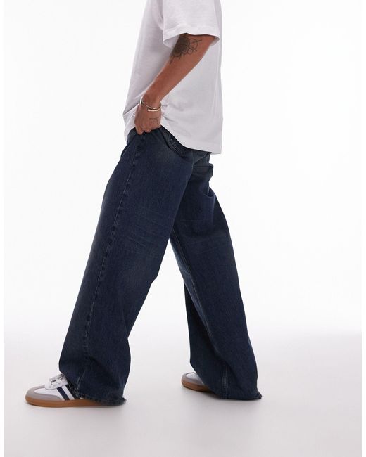Topman – baggy-jeans in Blue für Herren
