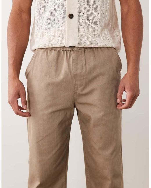 Greenport Farah de hombre de color Natural
