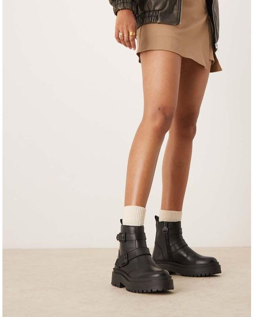 Barbour Tasmin Double Buckle Boot in Black Lyst UK