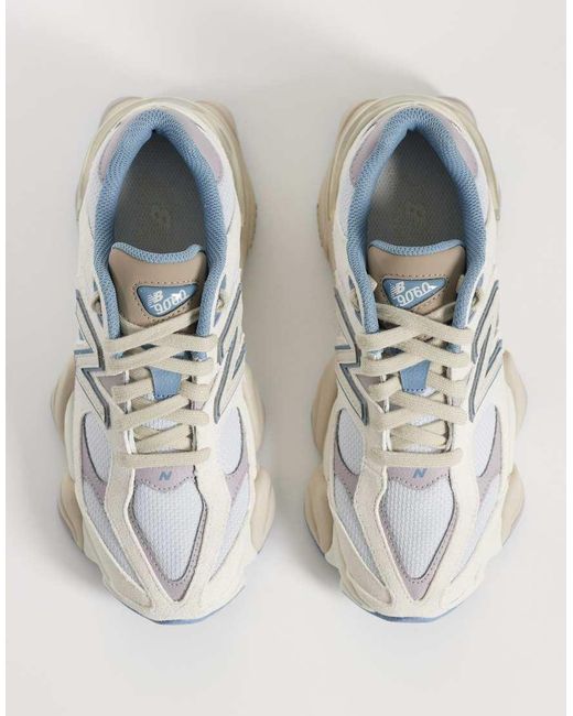New Balance White 9060 Trainers