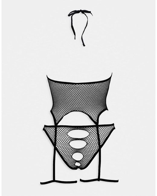 Ann Summers White – enya – strumpfhalter-set