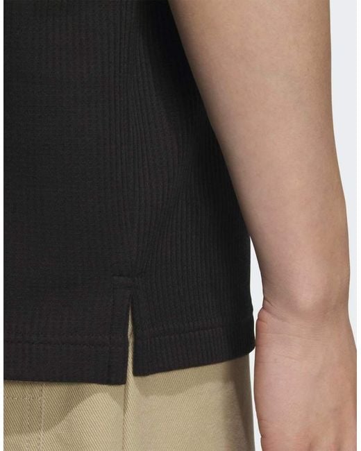 adidas WAFFLE SHORT SLEEVE POLO ブラック adidas WAFFLE SHORT SLEEVE POLO ブラック（アディダス ワッフル