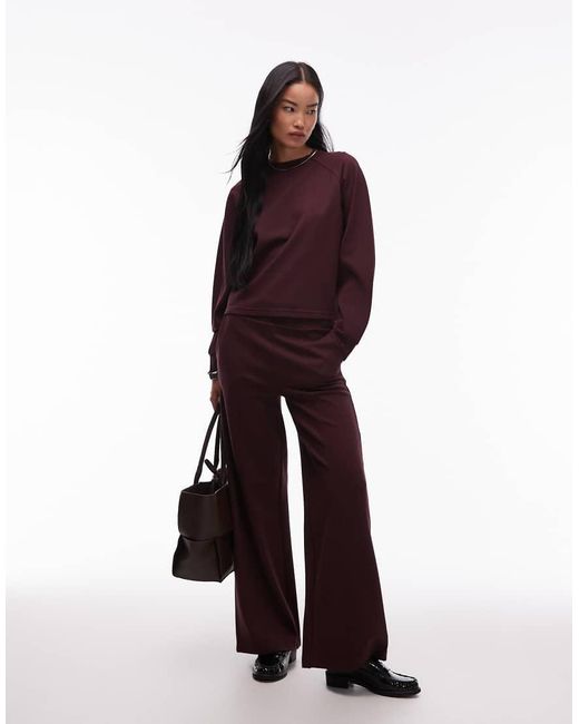 Mango Sweatshirt in het Purple