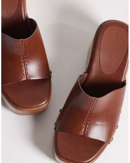 ASOS Brown Tara Wedges