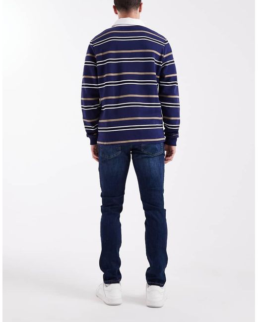 Only & Sons White Loom Slim Fit Jeans for men