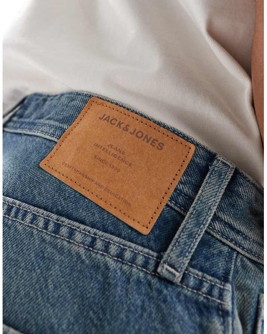 Jack & Jones Blue Alex Baggy Jeans for men