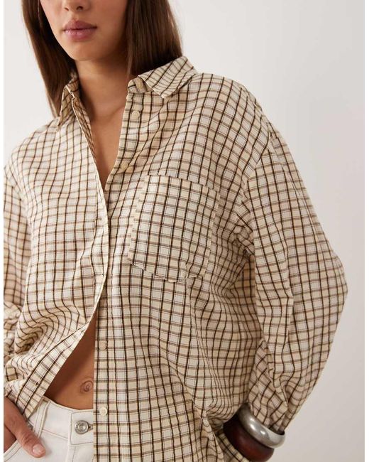 Mango Natural Oversized Shirt