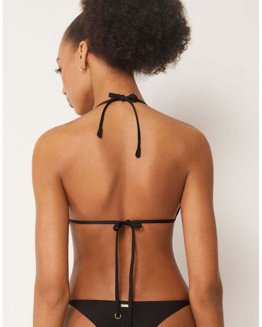 Calzedonia Black Premium Fit Triangle Bikini Top