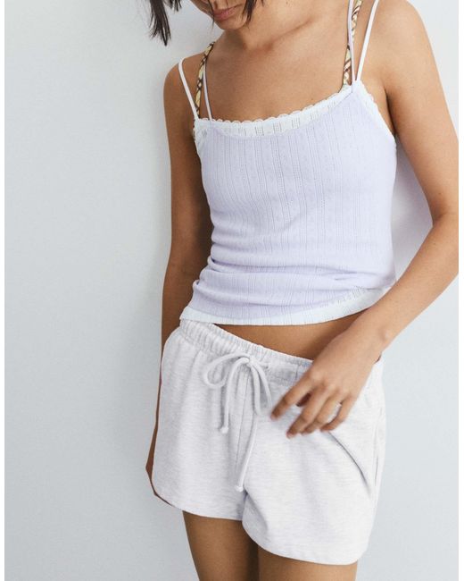 Short Pull&Bear en coloris White