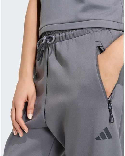 Adidas Originals Gray Adidas Z.n.e. Open Hem Pant